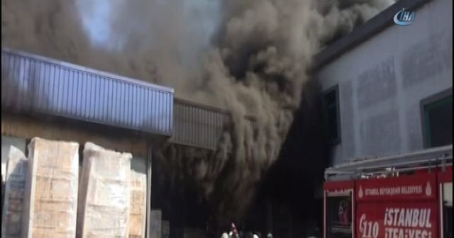 İstanbul&#039;da korkutan yangın