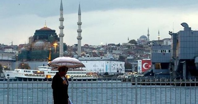 İstanbul için kuvvetli sağanak uyarısı