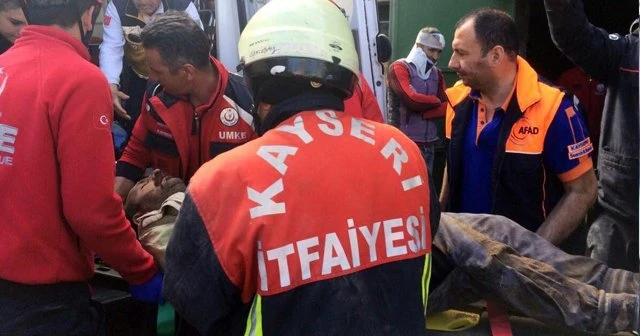 Kayseri'de göçük! Ölü ve yaralılar var