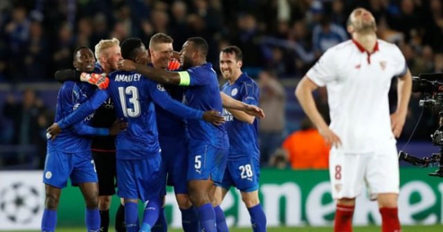 Leicester City Sevilla&#039;yı 2-0  yenerek çeyrek finale çıktı