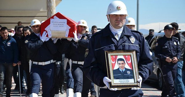 Polis memuru Köse'nin cenazesi Malatya'da toprağa verildi