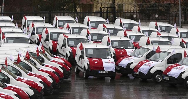 Türk Kızılayı filosuna 55 yeni araç