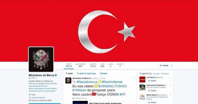 Türkler Fransa Ekonomi Bakanlığı’nı hackledi