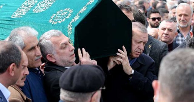 Erdoğan Abdurrahman Külünk&#039;ün cenazesine katıldı