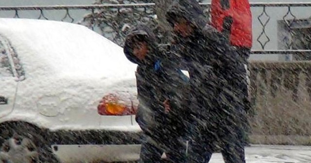 Erzurum ve Erzincan’a lapa lapa kar yağdı