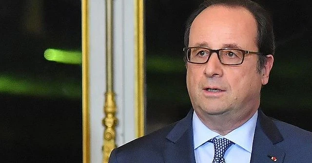 Hollande’dan Macron’a destek