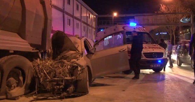İstanbul’da feci kaza: 1 ölü, 1 yaralı
