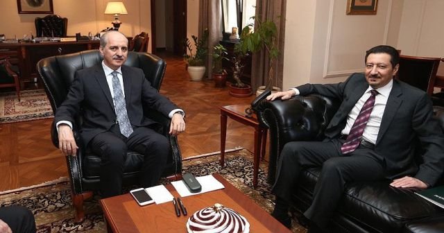 Kurtulmuş, Suudi Arabistan Büyükelçisi el-Hireyci&#039;yi kabul etti