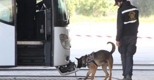 Otobüste bomba olduğu ihbarı asılsız çıktı