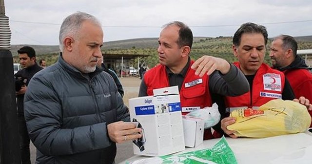 Türk Kızılayından Suriye&#039;ye koruyucu kit yardımı