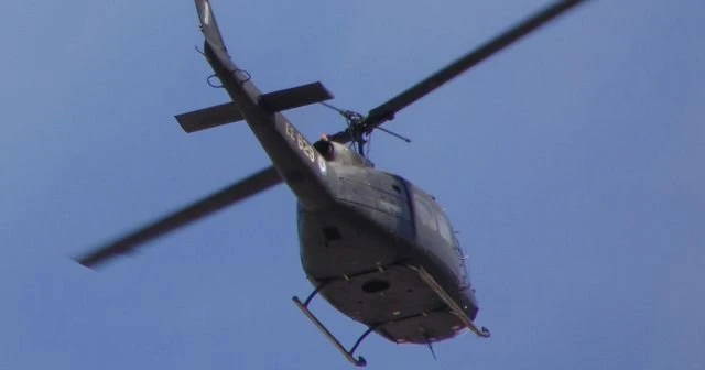 Yunan ordusuna ait helikopter düştü!