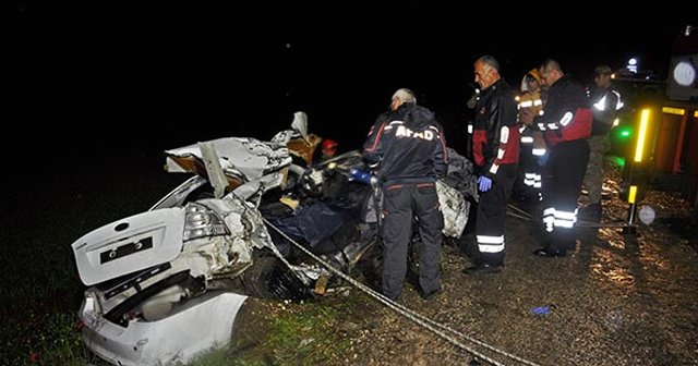 Adıyaman’da trafik kazası: 3 ölü, 1 yaralı