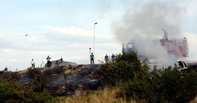 Bodrum'da korkutan yangın! Halk seferber oldu