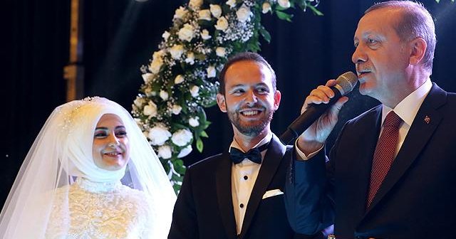 Cumhurbaşkanı Erdoğan nikah şahidi oldu