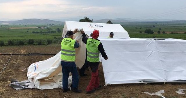 Depremzedeler için kurulan çadır sayısı 228 oldu