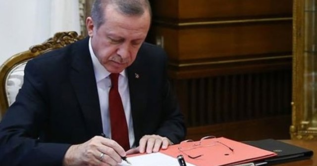 Erdoğan'dan kanun onayı