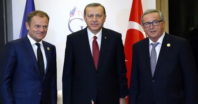 Erdoğan, Tusk ve Juncker ile görüştü! İlk açıklama geldi