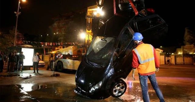 Eşiyle tartıştı, İstanbul'u birbirine kattı