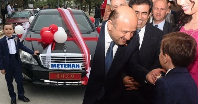 Fikri Işık'ın makam aracı şehit oğlu için süslendi