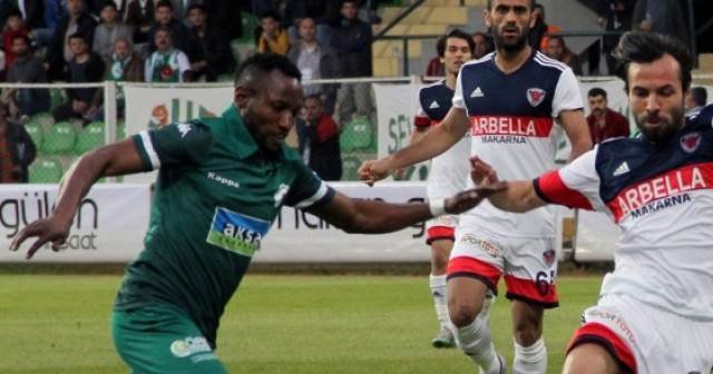 Giresunspor Mersin&#039;in umutlarını bitirdi