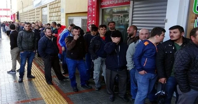 Haberi duyan oraya koştu! Sıraya girdiler