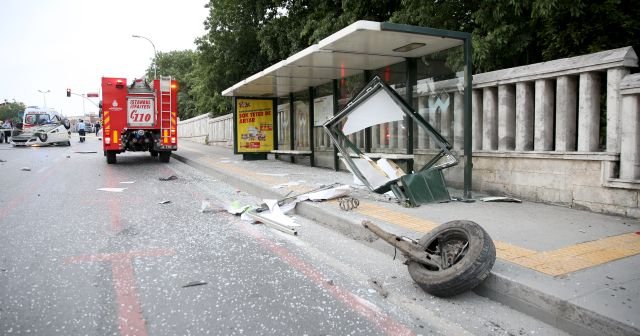 İstanbul&#039;da trafik kazası: 1 ölü