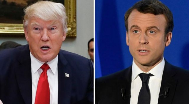 İşte Trump-Macron görüşmesinin detayları