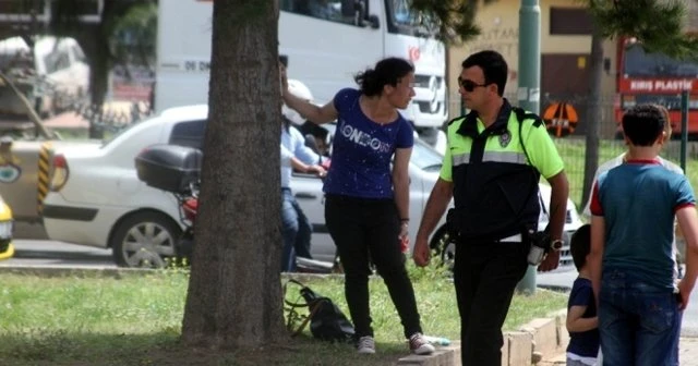 Karısını bıçakladı, taksi şoförünü rehin aldı