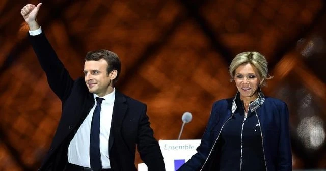 Macron'un zaferi manşetlerde