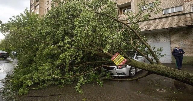 Moskova'da fırtına: 16 ölü