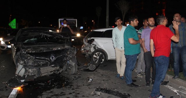 Şanlıurfa’da zincirleme trafik kazası: 4 yaralı