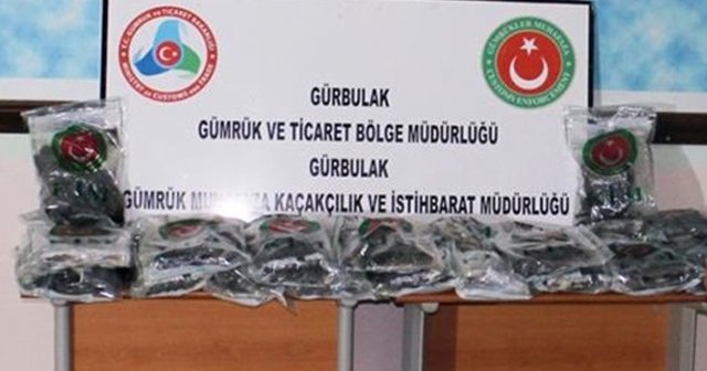 Sınır kapısında 36 kilo Afyon sakızı ele geçirildi