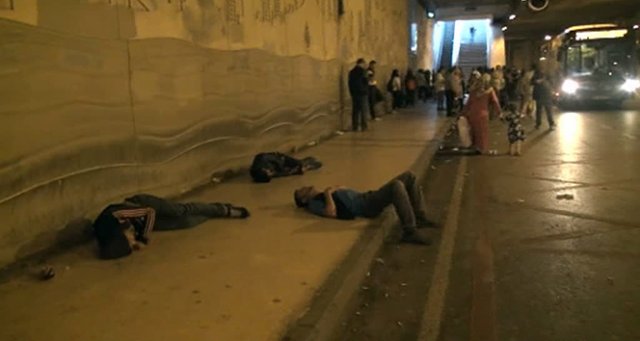 Taksim’de yürekleri sızlatan görüntü