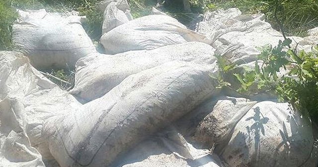 Bitlis&#039;te terör örgütüne ait 2 ton 50 kg amonyum nitrat ele geçirildi