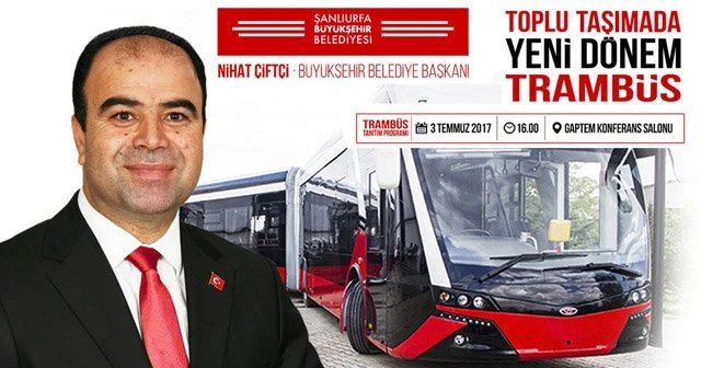 Büyükşehir trambüs tanıtımını yaptı