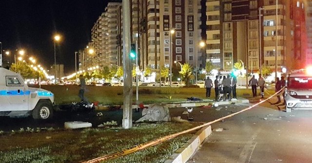 Diyarbakır’da feci motosiklet kazası: 1 ölü, 1 yaralı