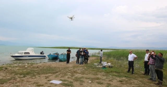 Elektroşoklu avcılar dronlu takiple suçüstü yakalandı