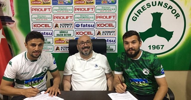 Giresunspor’dan iç transferde 2 imza birden