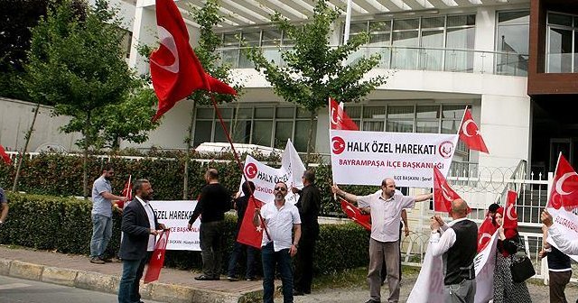 İstanbul&#039;da Katar&#039;a destek eylemi