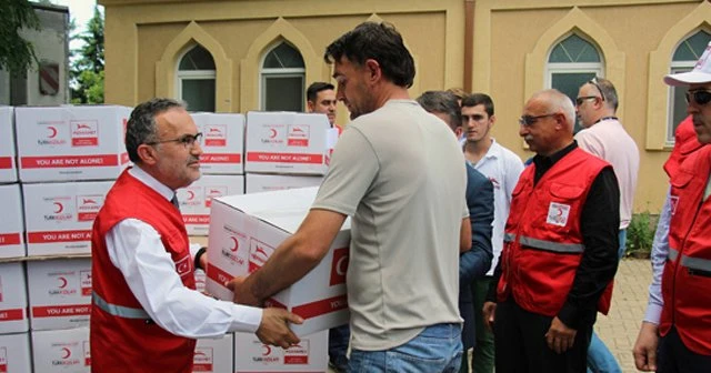 Kızılay&#039;dan Makedonya&#039;da ramazan yardımı