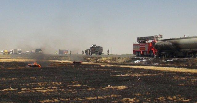 Nusaybin’de korkutan tanker yangını