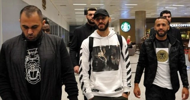 Real Madridli Benzema İstanbul&#039;a geldi