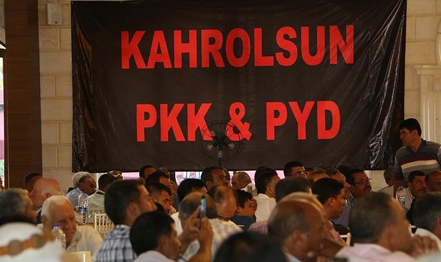 Şanlıurfalı Arap aşiretler PYD/PKK&#039;ya tepki için toplandı