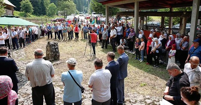 Sırpların katlettiği Boşnak siviller anıldı