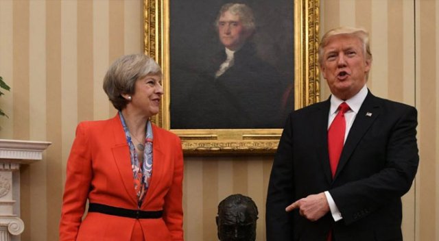 Trump, May ile telefonda görüştü