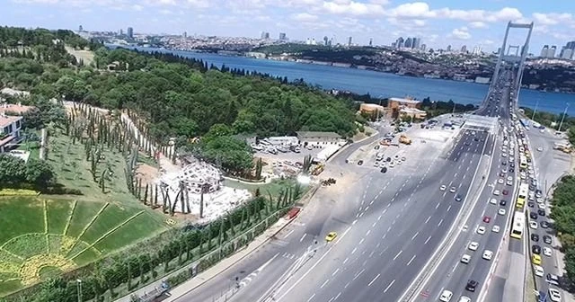 15 Temmuz Şehitler Anıtı'nın yüzde 95'i tamamlandı