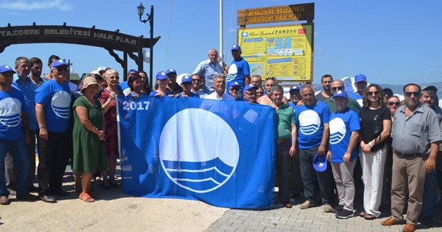 Altınova&#039;ya Mavi Bayrak asıldı