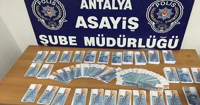 Antalya’da ‘Ucuz Sterlin’ çetesi çökertildi