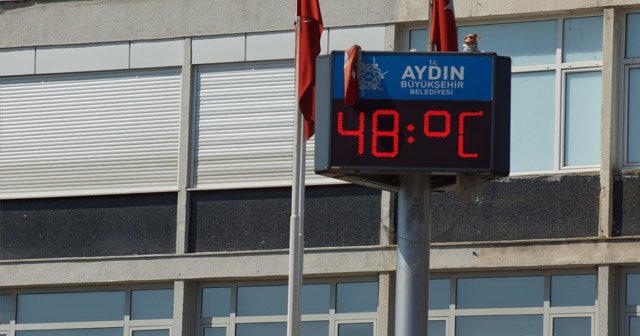 Aydın’da 44 yıllık sıcaklık rekorları kırıldı