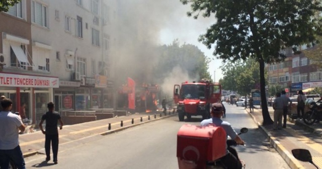 Bahçelievler'de yangın paniği